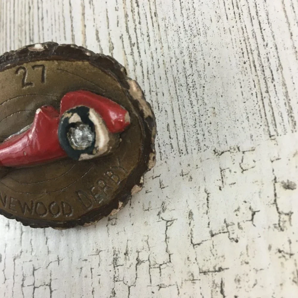 Handmade pinewood derby